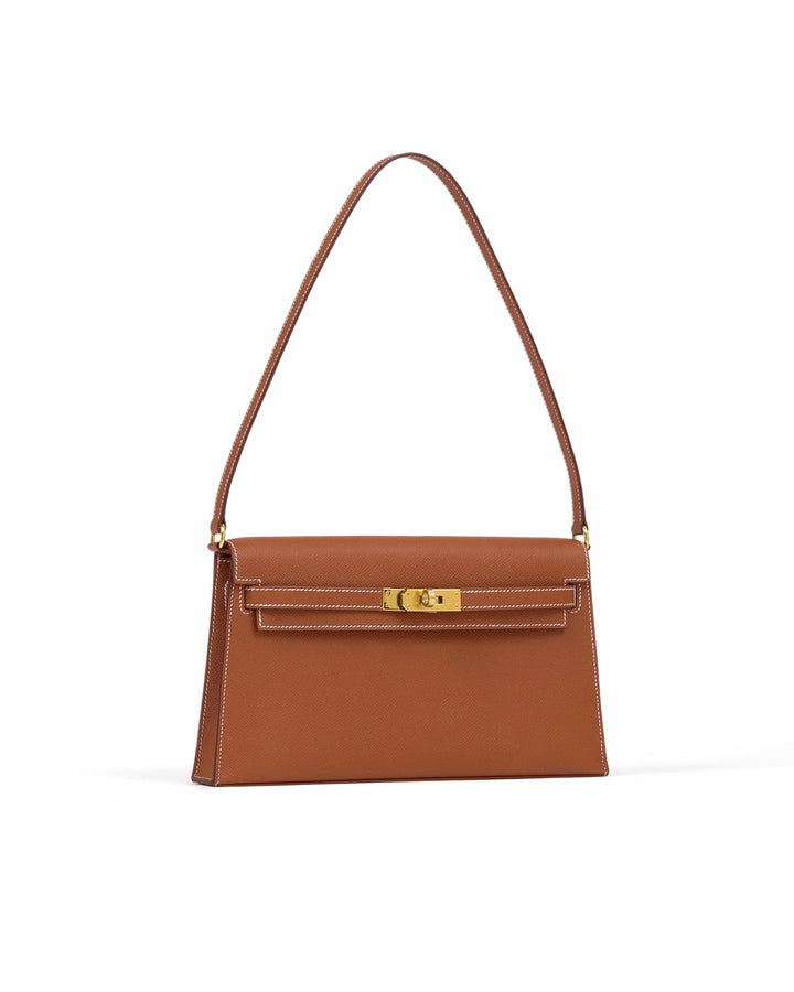 Hermès Kelly Elan in Gold Epsom Leather with Gold Hardware