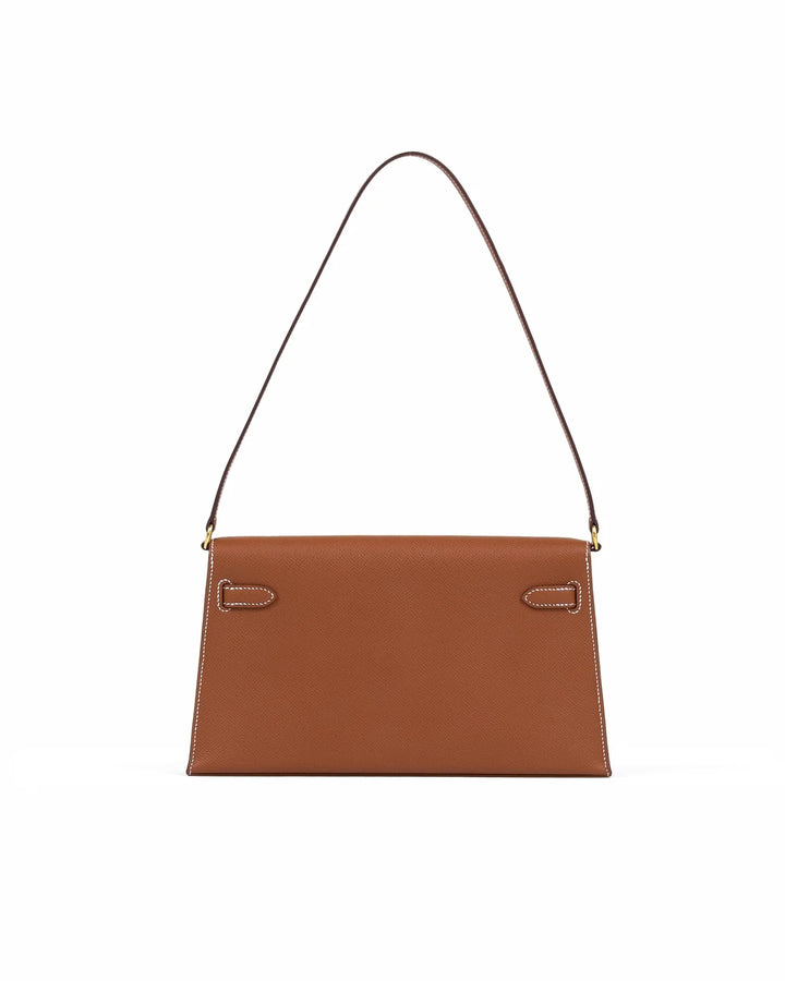 Hermès Kelly Elan in Gold Epsom Leather with Gold Hardware