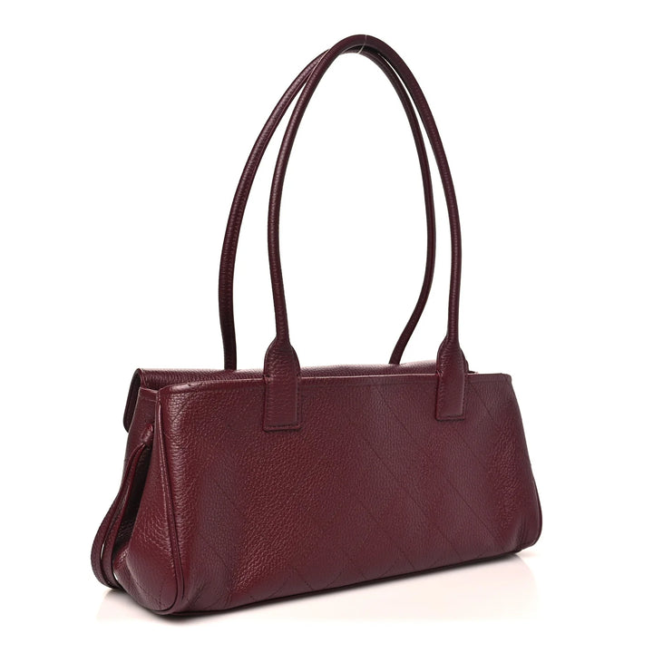 Chanel Point Rouge Petit Shopping Bag in Dark Burgundy