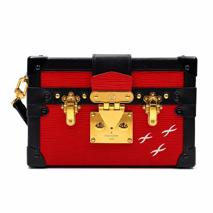 Louis Vuitton Petit Malle Red Epi Leather shoulder bag