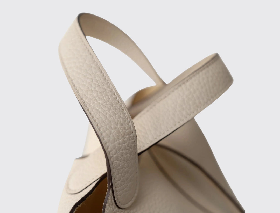 Hermès Picotin Lock 18 Clemence Leather Bag in Nata with Palladium Hardware