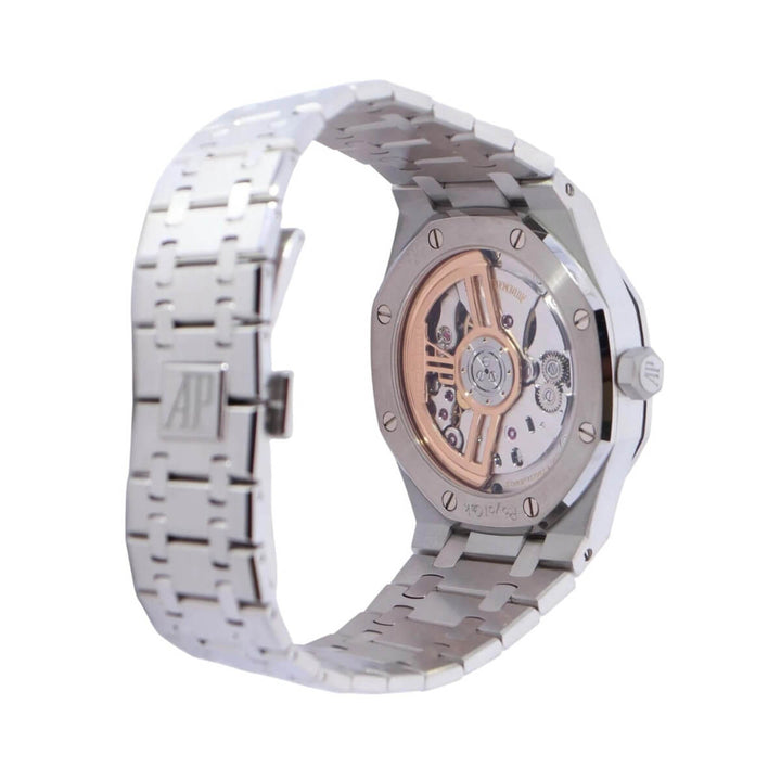 Audemars Piguet Royal Oak Selfwinding 41mm in Stainless Steel with Grey Grande Tapisserie Dial - Gemaee  UAE