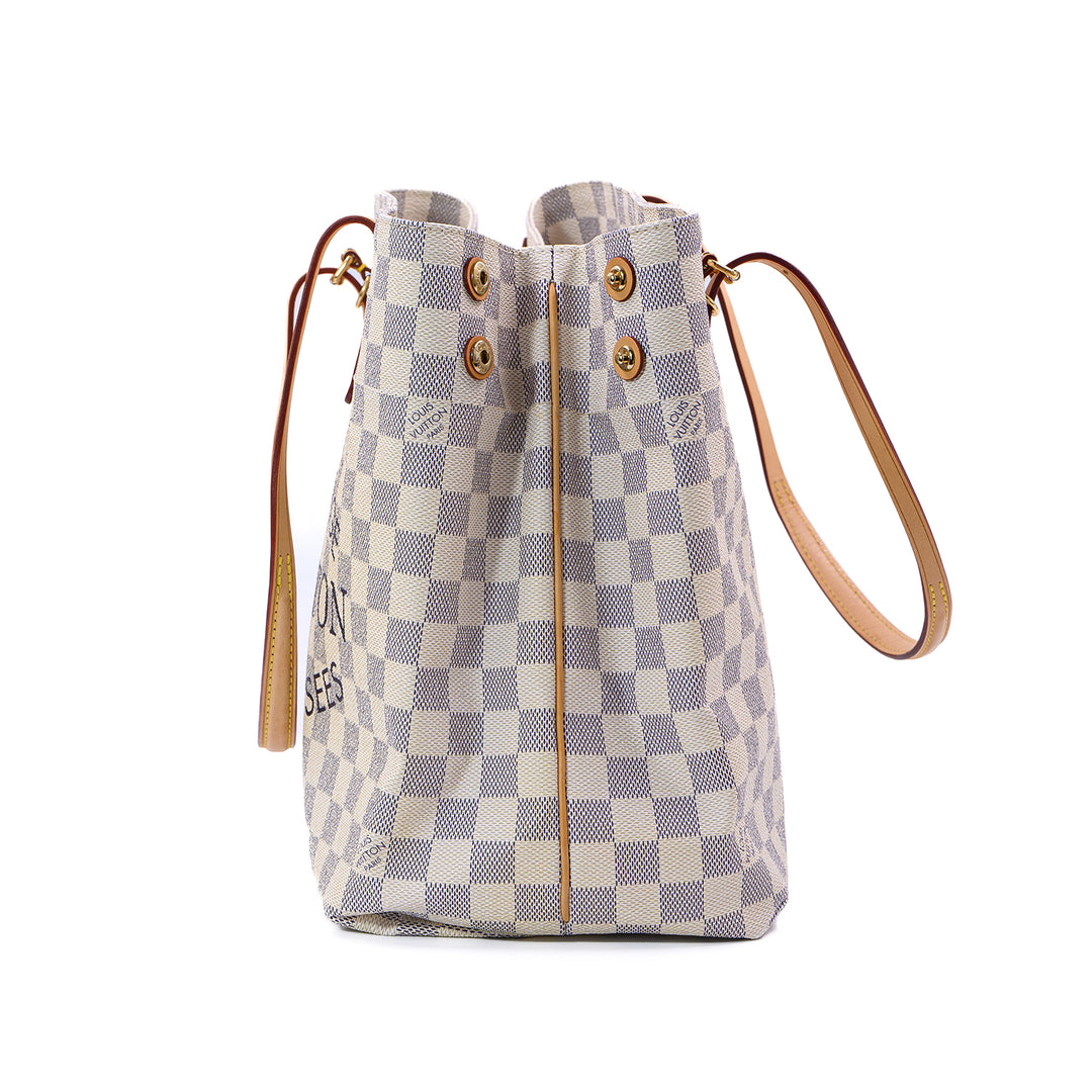Louis Vuitton Damier Azur Canvas Articles De Voyage Cabas