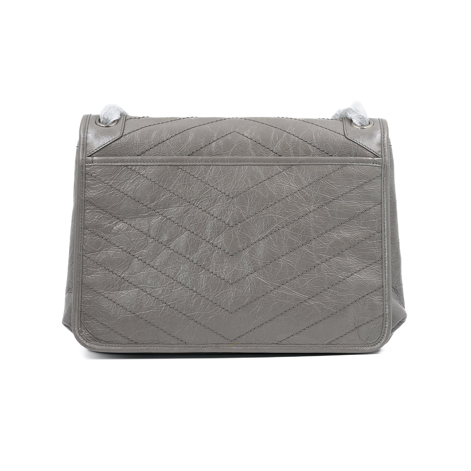 バッグ・カバンその他 SAINT LAURENT Women Bags 776611 FAD77 1035 GREY Saint Laurent Grey Nikki Shoulder Large bag | Gemaee UAE