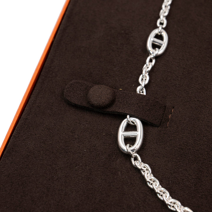 Hermès Farandole Sautoir 160cm Sterling Silver Necklace