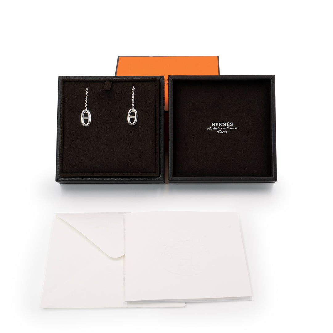Hermès Farandole Earrings Medium Model in Sterling Silver