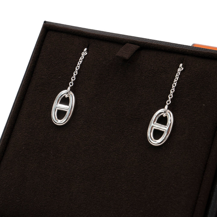 Hermès Farandole Earrings Medium Model in Sterling Silver