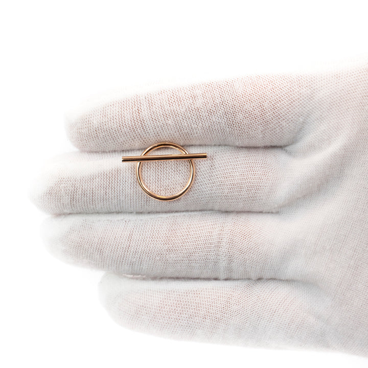 Hermès Échappée Medium Earrings in 18K Rose Gold