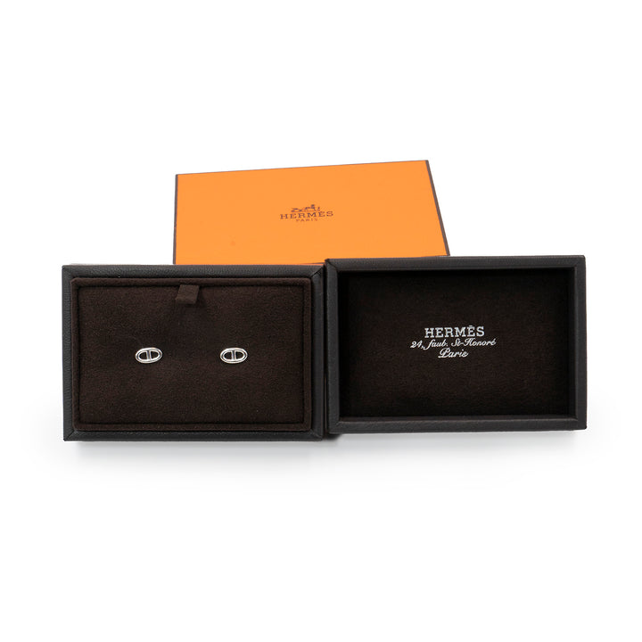 Hermès Farandole Very Small Earrings 925 Sterling Silver, Classic Studs