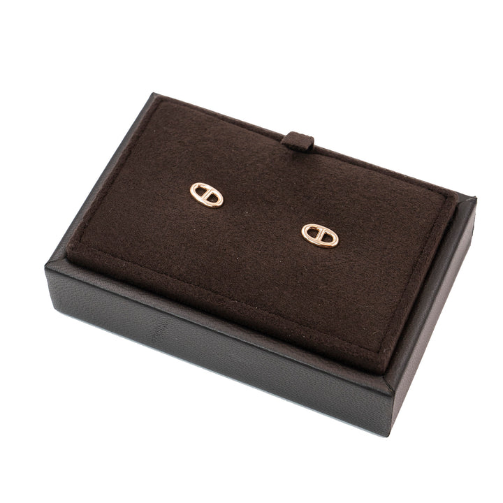 Hermès Farandole Very Small Earrings 18K Rose Gold Classic Studs