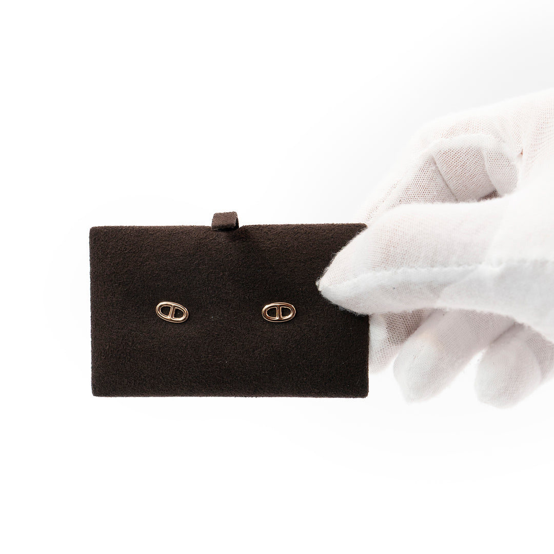 Hermès Farandole Very Small Earrings 18K Rose Gold Classic Studs