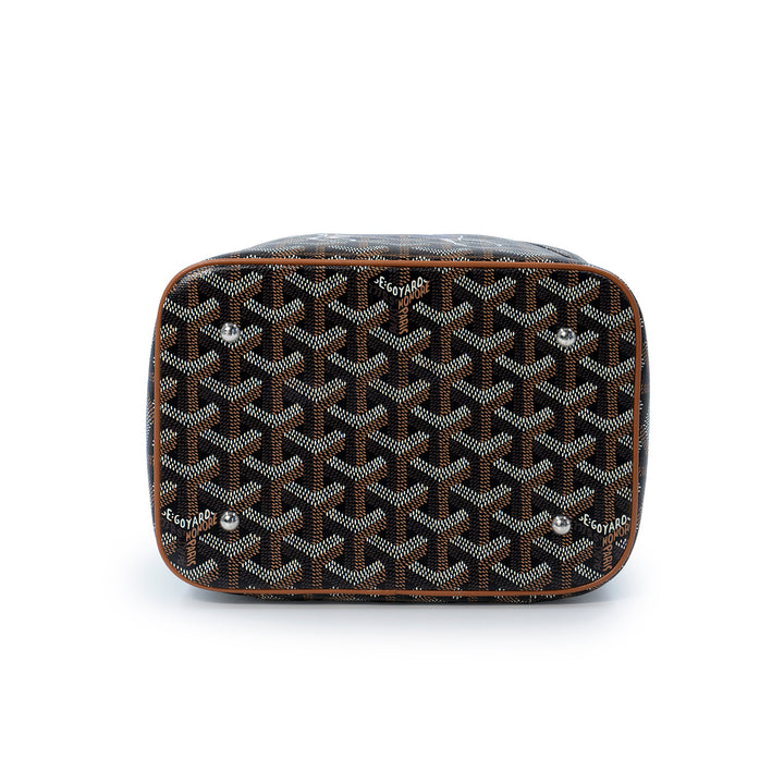 Goyard Hand Painted Vendôme Vanity Case in Brown Goyardine Canvas