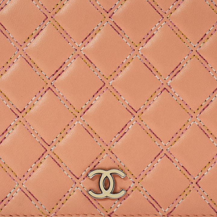 Chanel Limited Edition Wallet on Chain Bag in Pink Leather