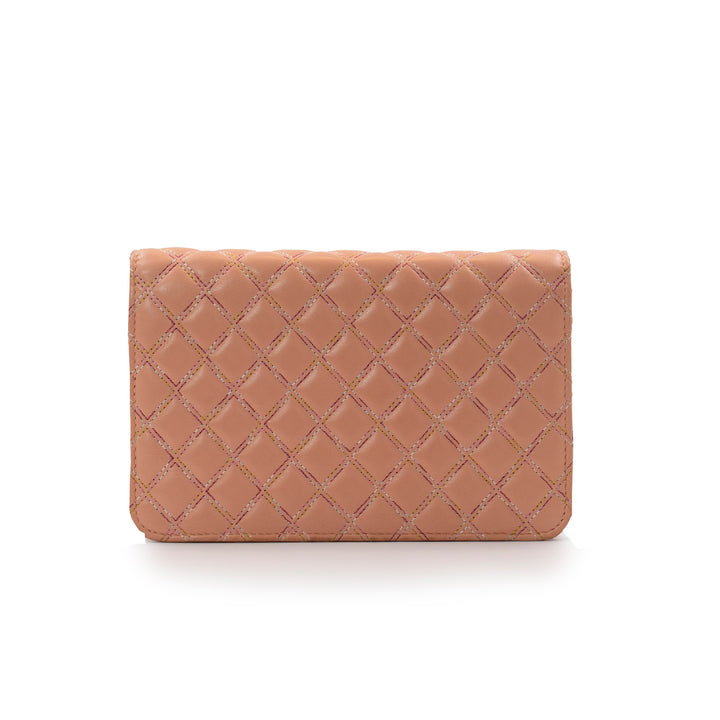 Chanel Limited Edition Wallet on Chain Bag in Pink Leather
