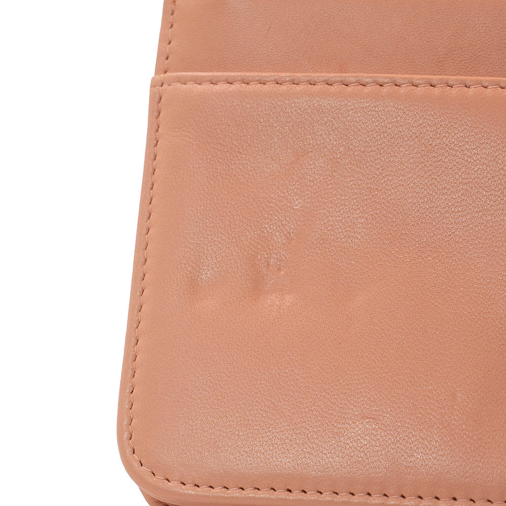Chanel Limited Edition Wallet on Chain Bag in Pink Leather