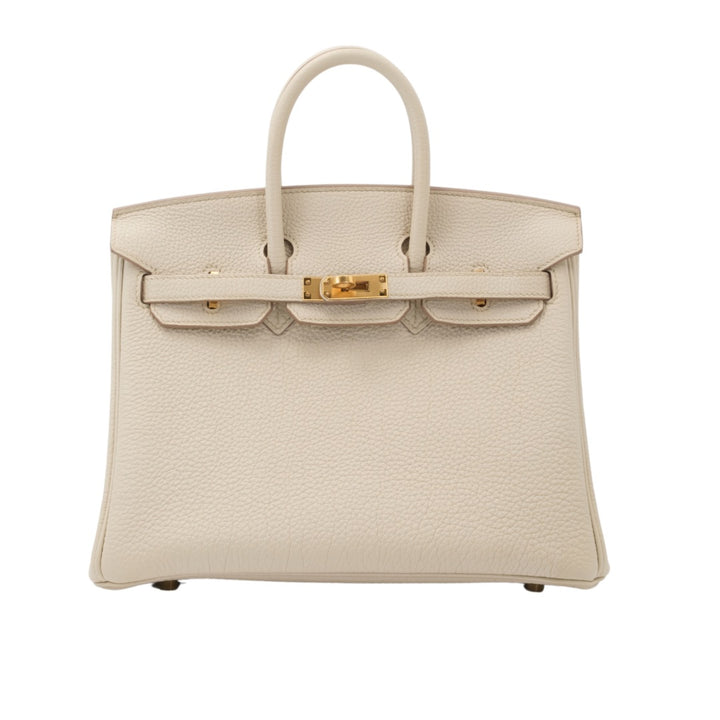 Hermès Birkin 25 in Beton Color Togo Leather with Gold Hardware