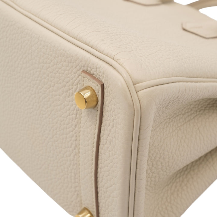 Hermès Birkin 25 in Beton Color Togo Leather with Gold Hardware