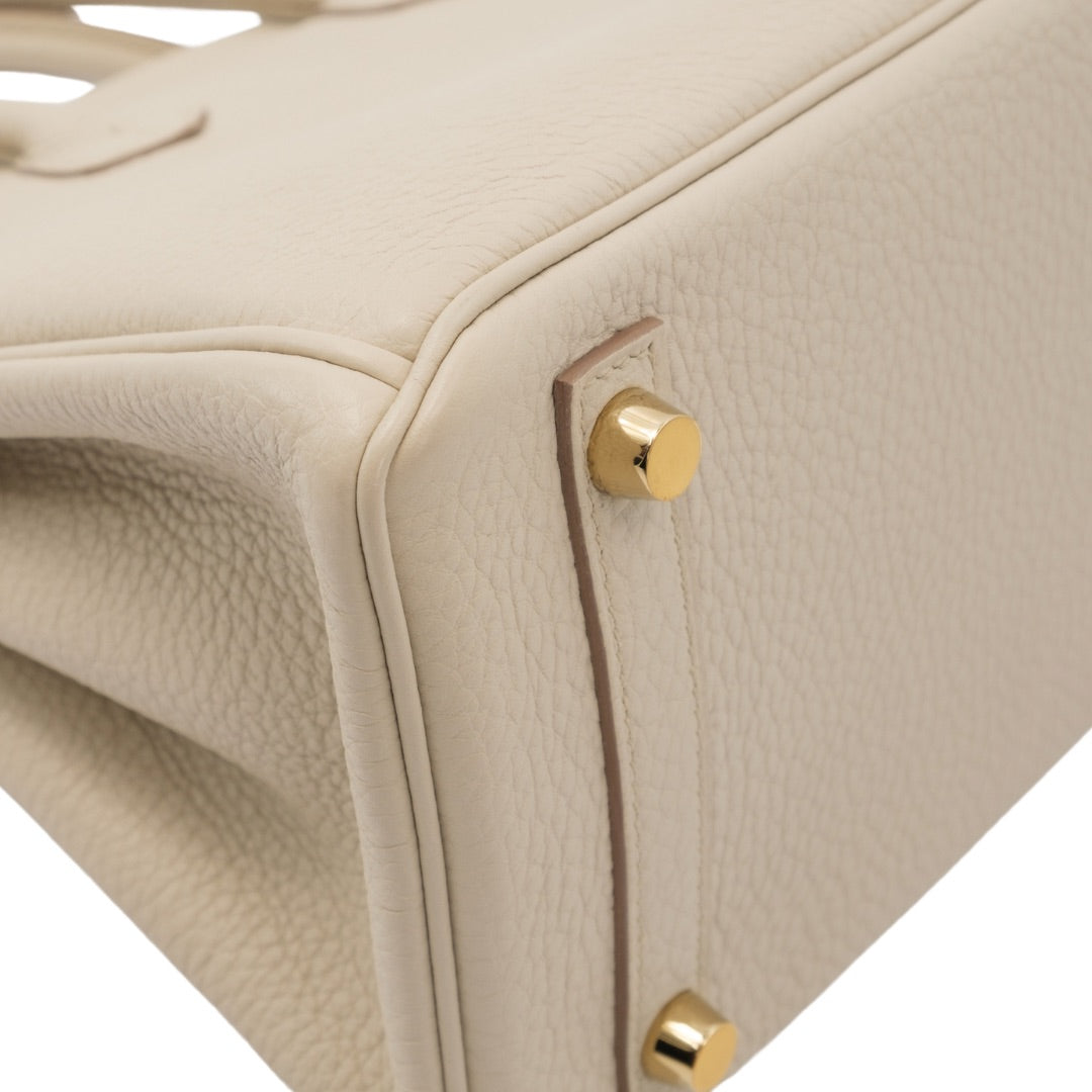 Hermès Birkin 25 in Beton Color Togo Leather with Gold Hardware