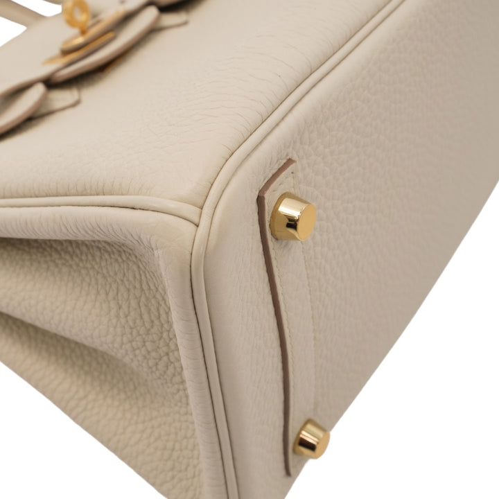 Hermès Birkin 25 in Beton Color Togo Leather with Gold Hardware