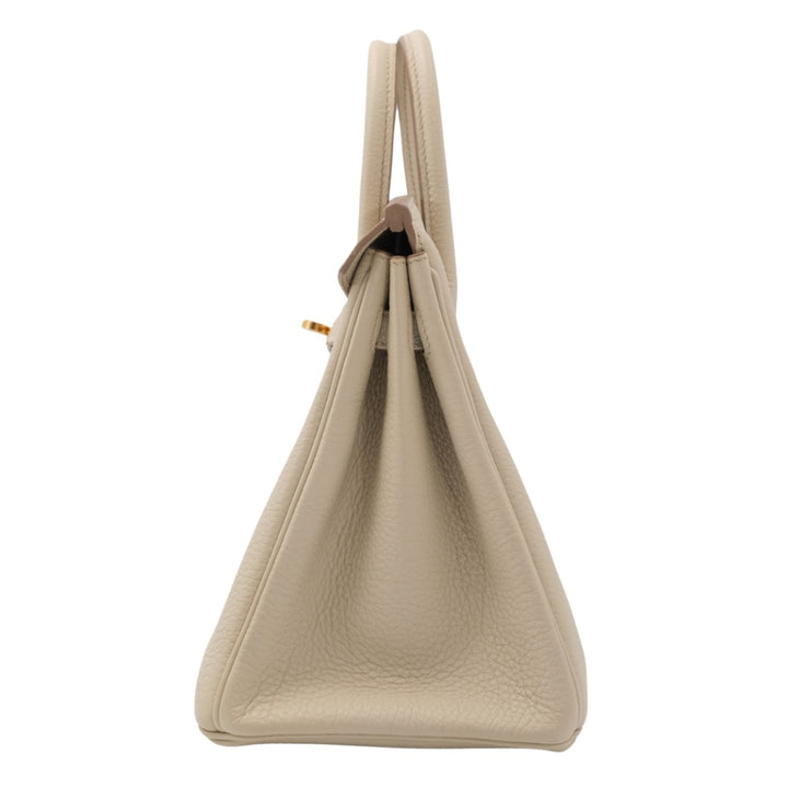 Hermès Birkin 25 in Beton Color Togo Leather with Gold Hardware