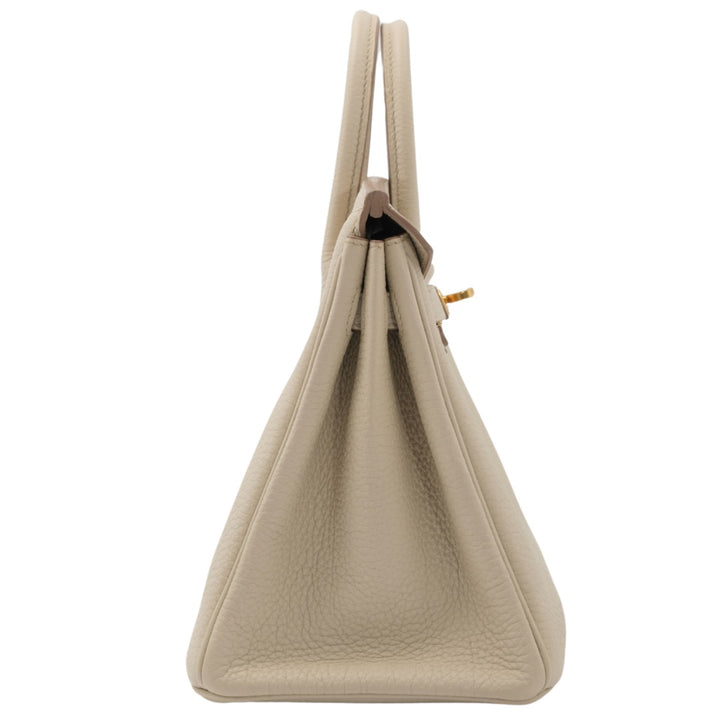 Hermès Birkin 25 in Beton Color Togo Leather with Gold Hardware