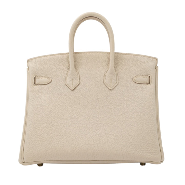 Hermès Birkin 25 in Beton Color Togo Leather with Gold Hardware
