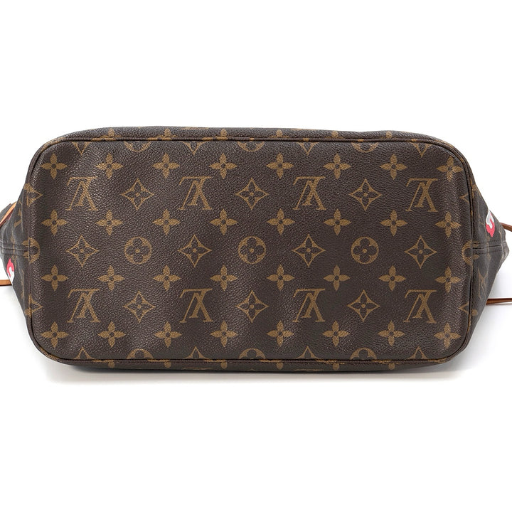 Louis Vuitton Neverfull NM Limited Edition Love Lock Monogram Canvas MM tote bag