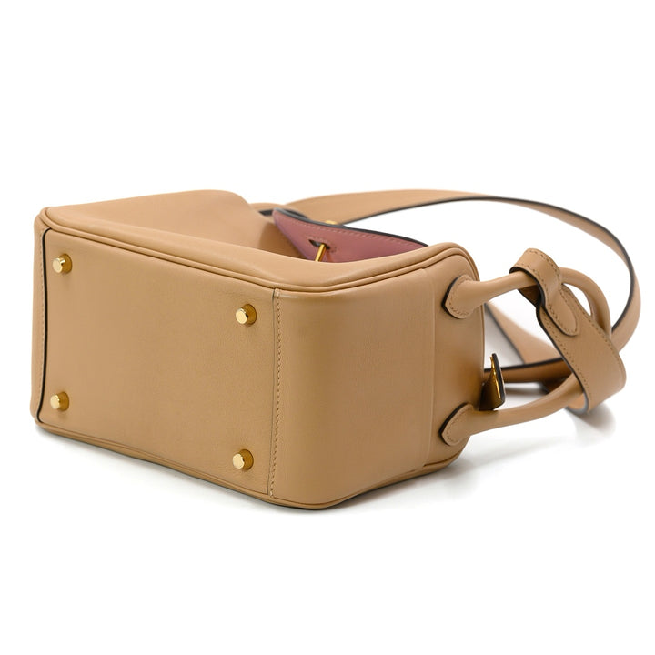 Hermès Chai Leather Mini Lindy 20 Shoulder Bag