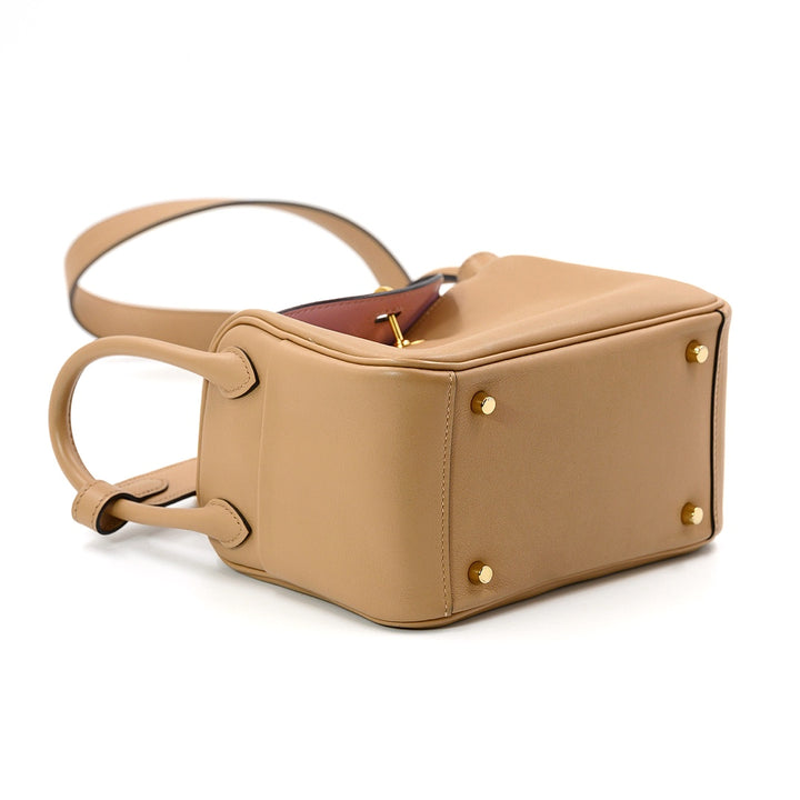 Hermès Chai Leather Mini Lindy 20 Shoulder Bag