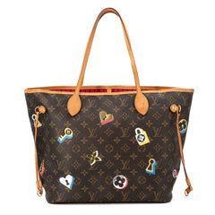 Louis Vuitton Neverfull NM Limited Edition Love Lock Monogram Canvas MM tote bag