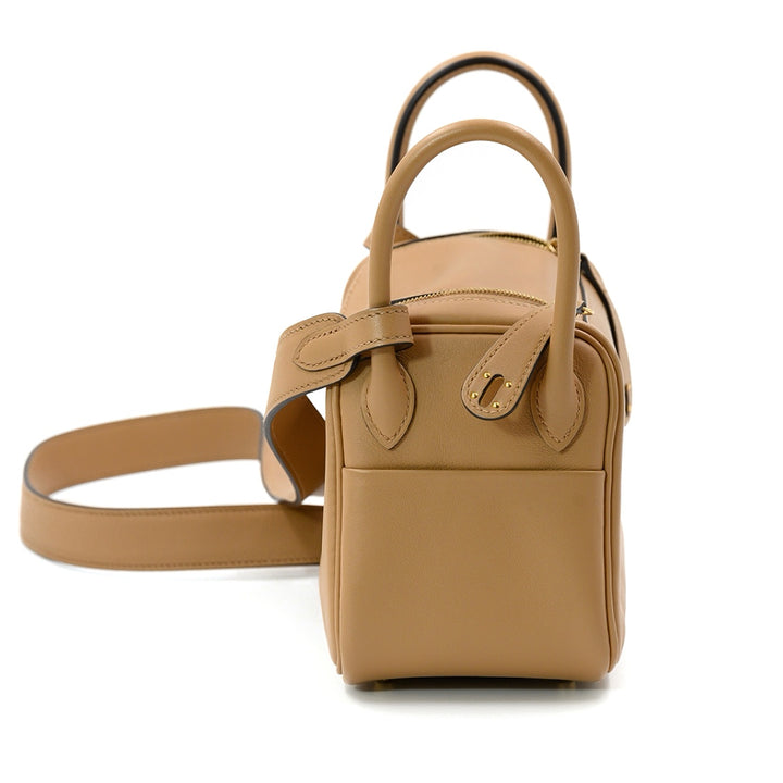 Hermès Chai Leather Mini Lindy 20 Shoulder Bag