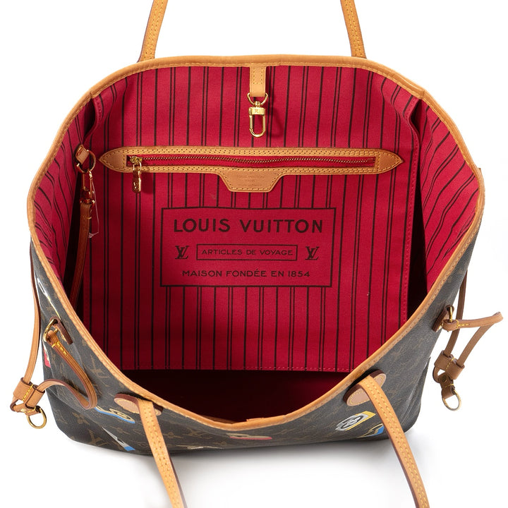 Louis Vuitton Neverfull NM Limited Edition Love Lock Monogram Canvas MM tote bag