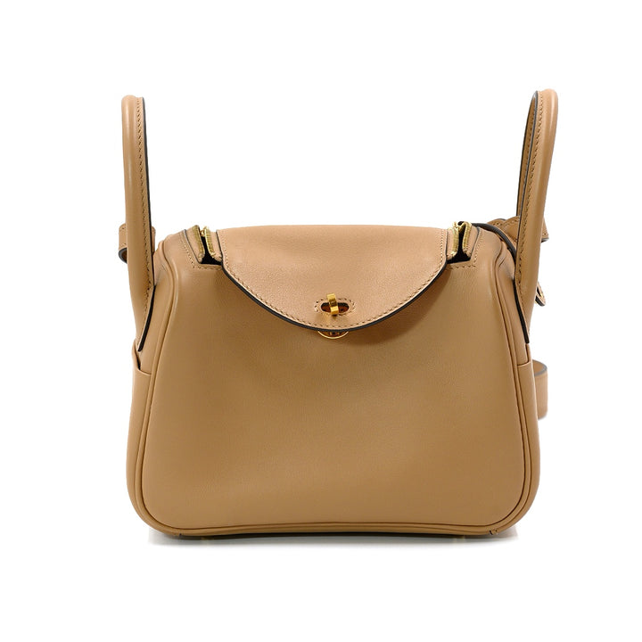 Hermès Chai Leather Mini Lindy 20 Shoulder Bag