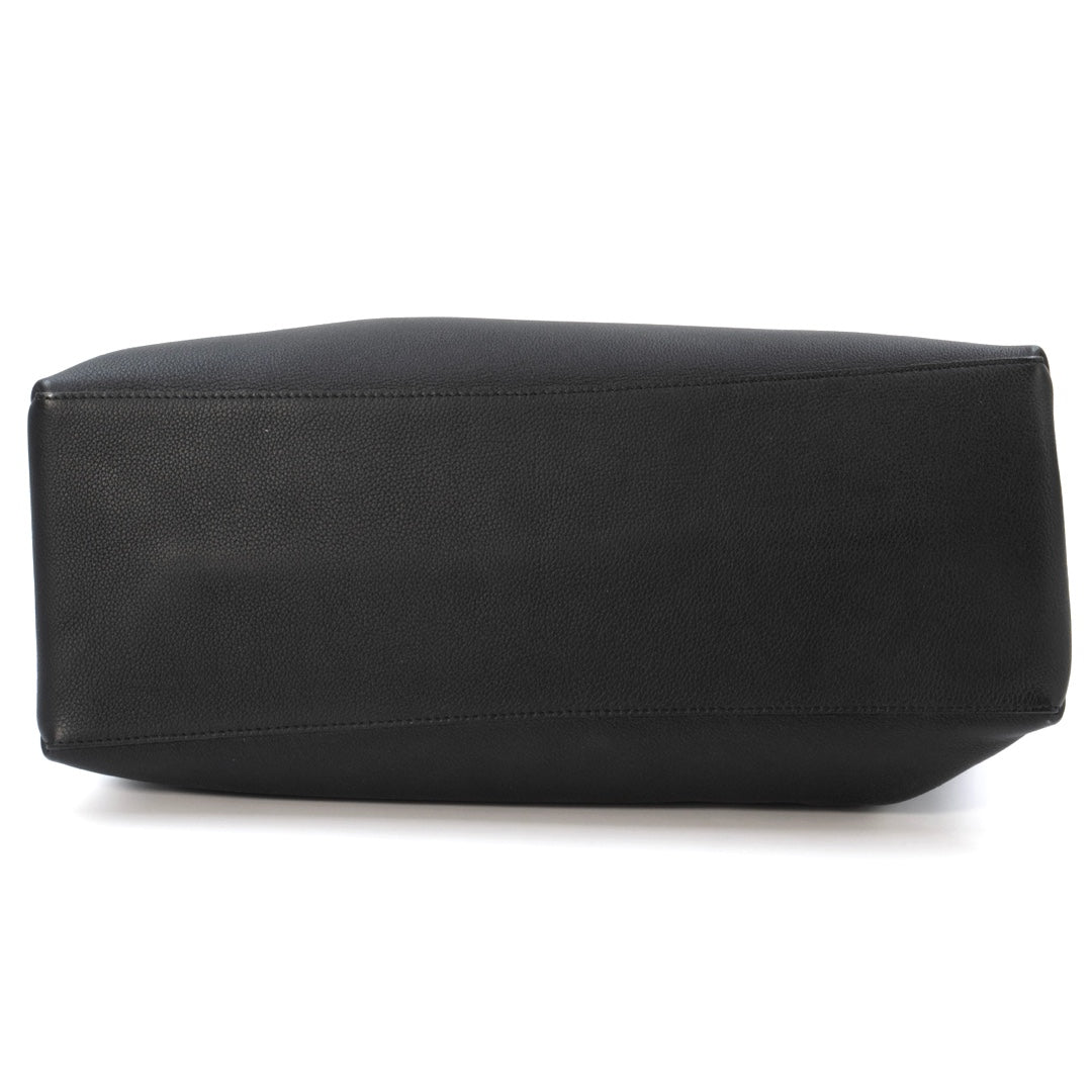 Louis Vuitton Black Leather Lockme Shopper Bag