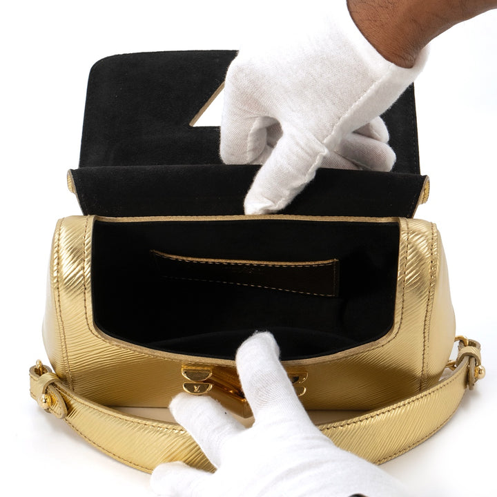 Louis Vuitton Twist PM Gold Epi Leather Shoulder Bag