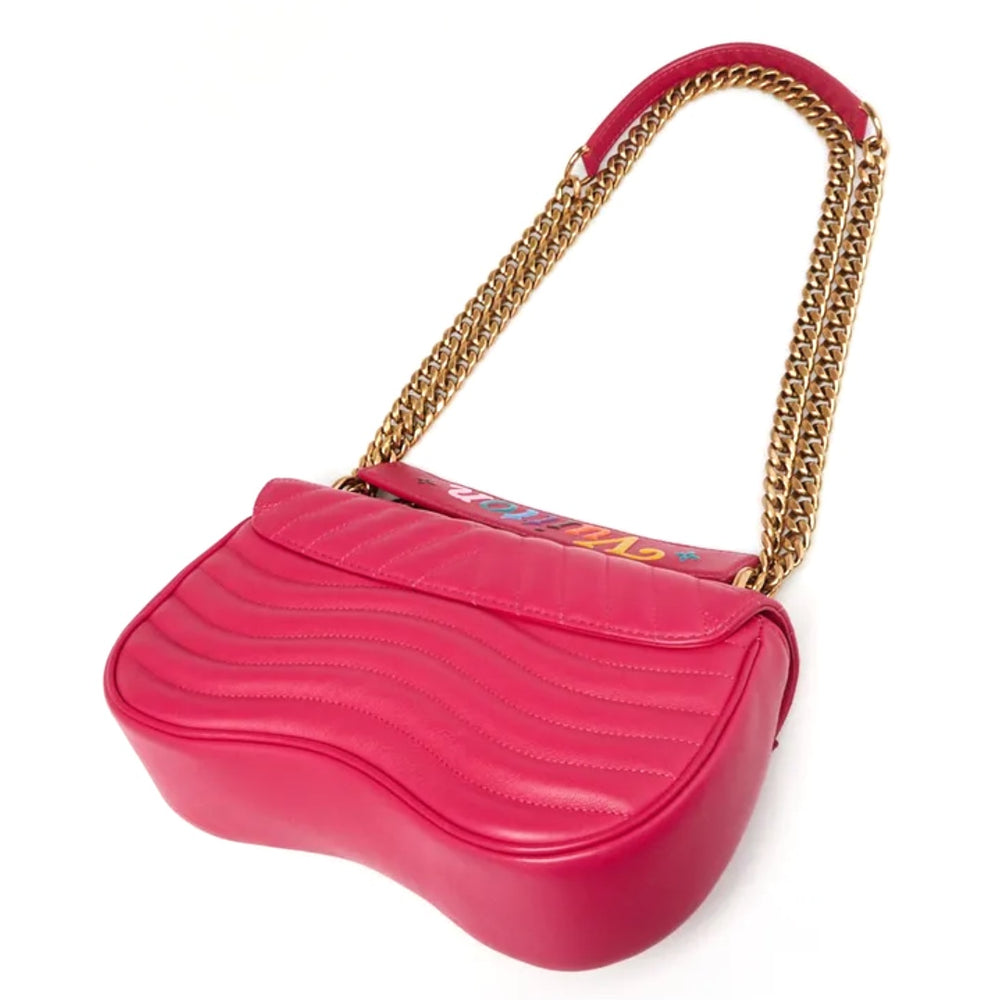 Louis Vuitton Freesia Quilted Leather New Wave Chain MM Bag - Gemaee  UAE