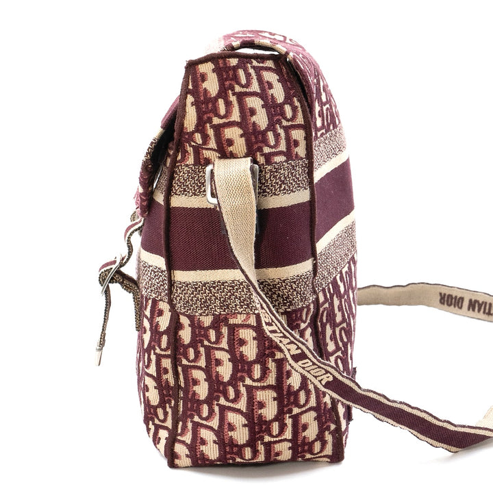 Christian Dior Diorcamp Messenger Bag Lila Oblique Canvas Medium