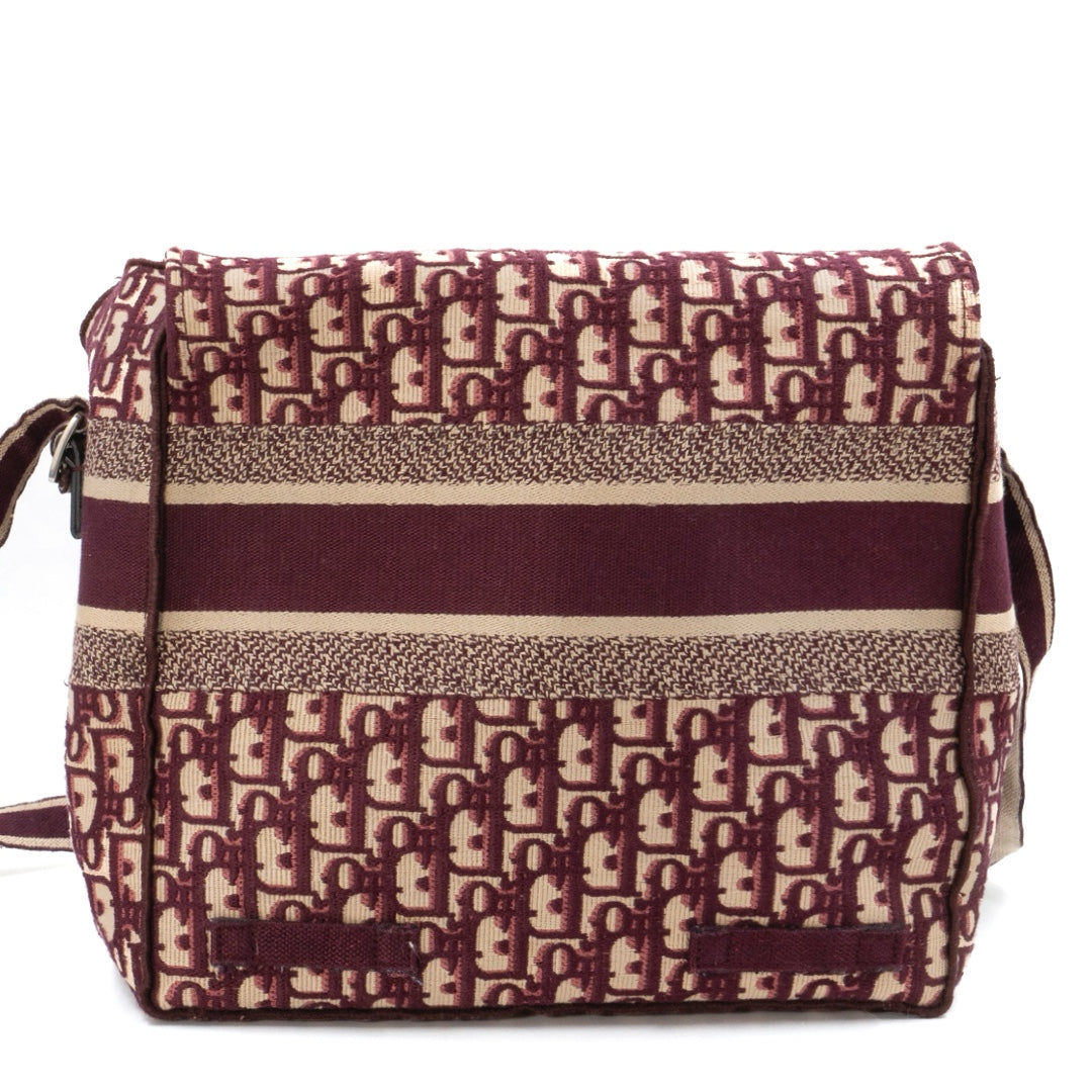 Christian Dior Diorcamp Messenger Bag Lila Oblique Canvas Medium