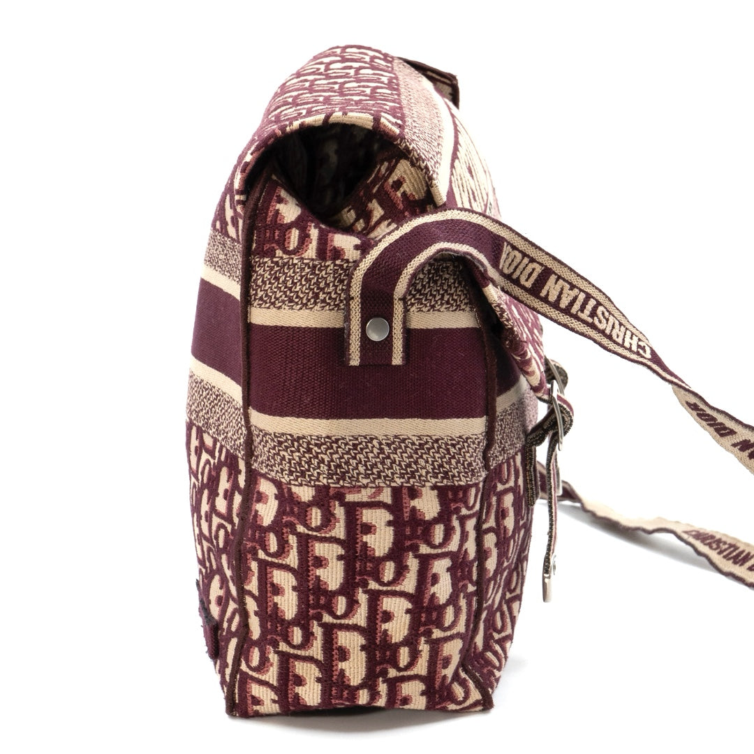 Christian Dior Diorcamp Messenger Bag Lila Oblique Canvas Medium