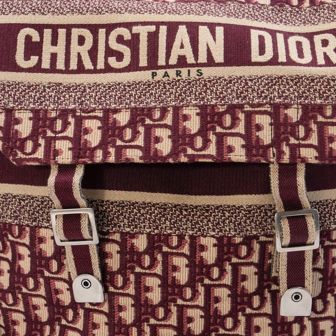 Christian Dior Diorcamp Messenger Bag Lila Oblique Canvas Medium
