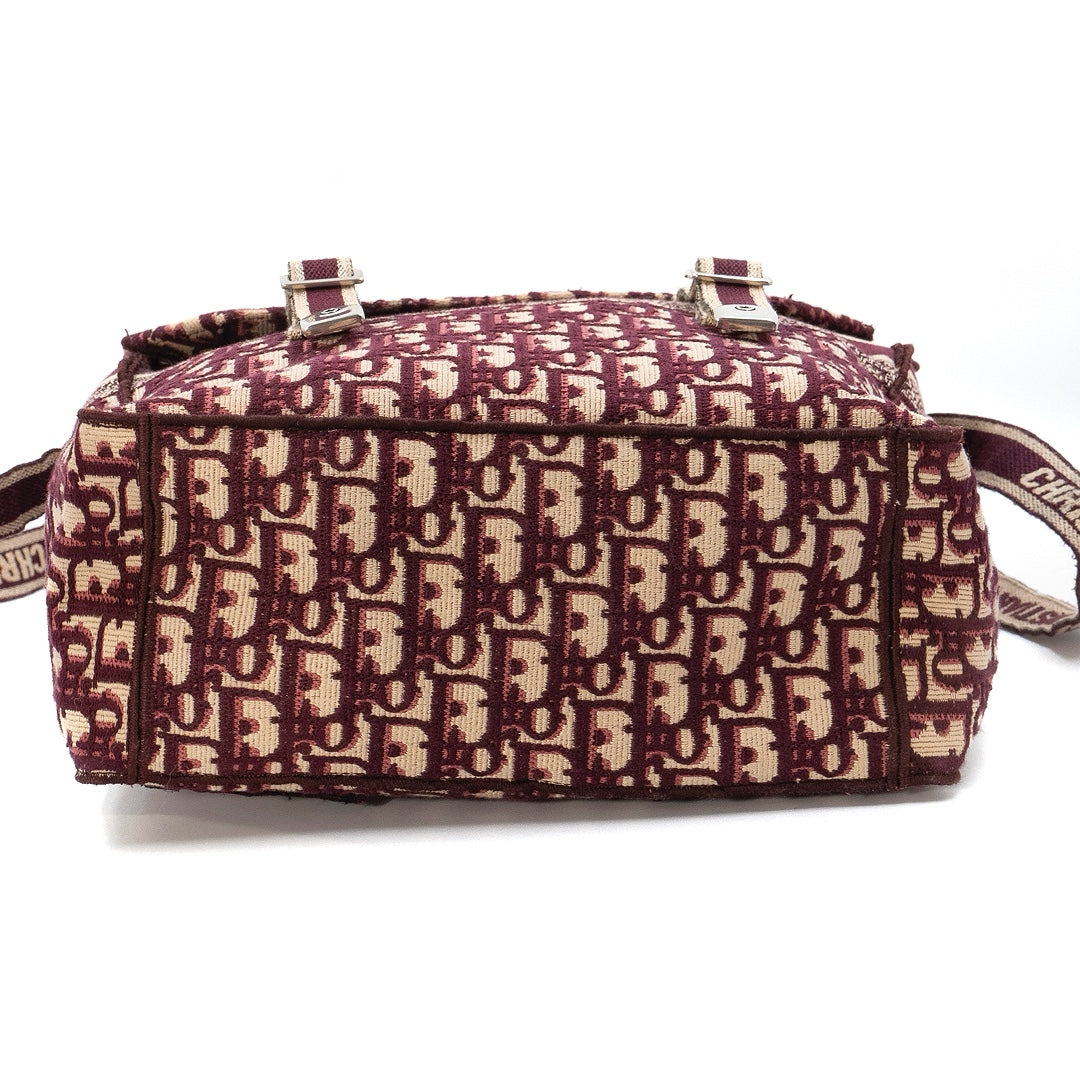 Christian Dior Diorcamp Messenger Bag Lila Oblique Canvas Medium