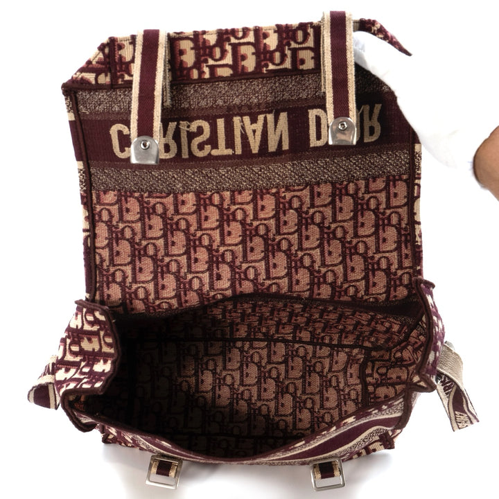 Christian Dior Diorcamp Messenger Bag Lila Oblique Canvas Medium