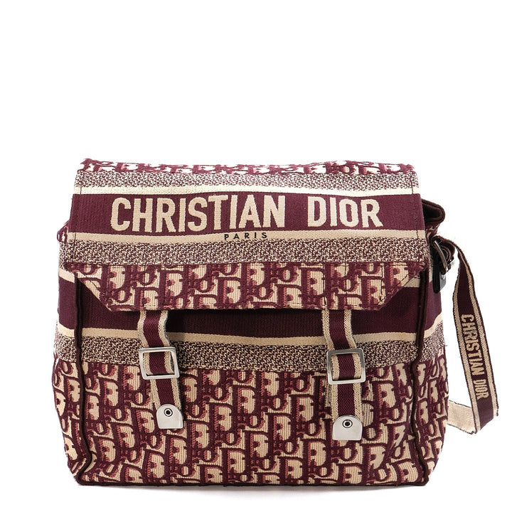 Christian Dior Diorcamp Messenger Bag Lila Oblique Canvas Medium