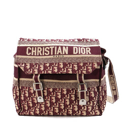 Christian Dior Diorcamp Messenger Bag Lila Oblique Canvas Medium