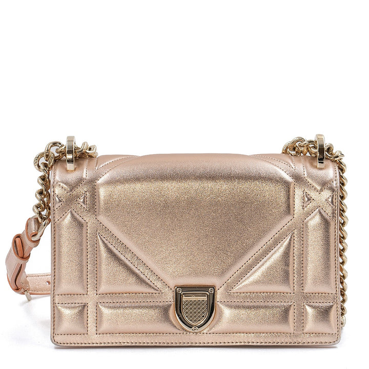 Christian Dior Diorama Rose Gold Chain Bag