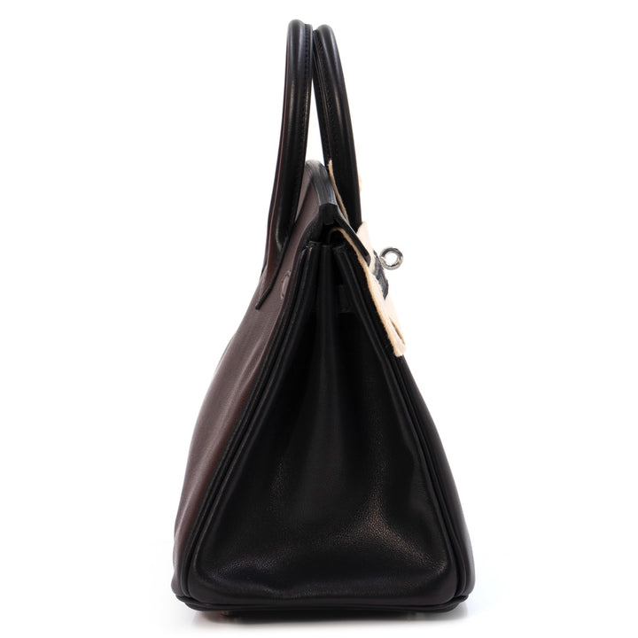 Hermès Birkin 25 Black Volupto with Palladium Hardware