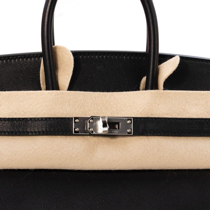 Hermès Birkin 25 Black Volupto with Palladium Hardware