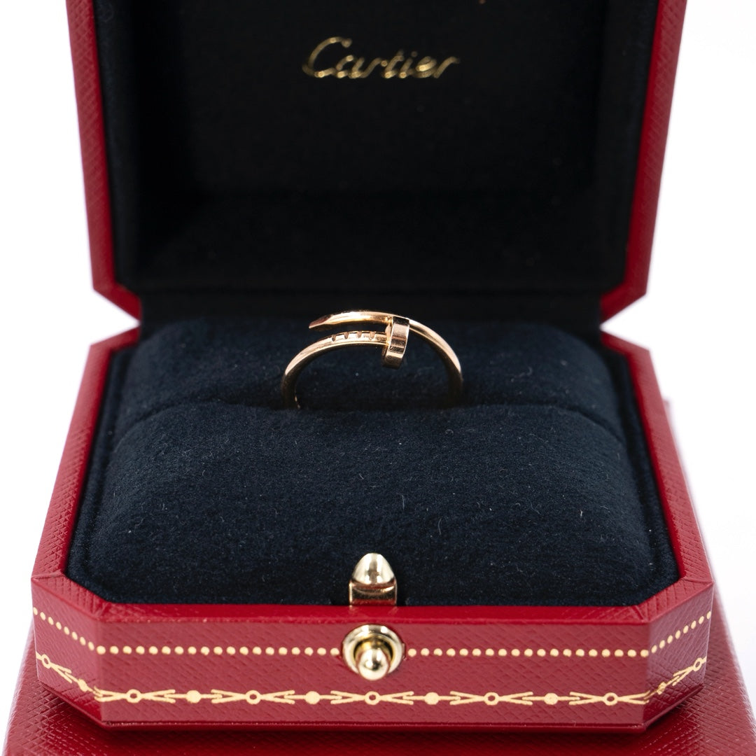Cartier Juste un Clou Small Model Ring 18K Rose Gold