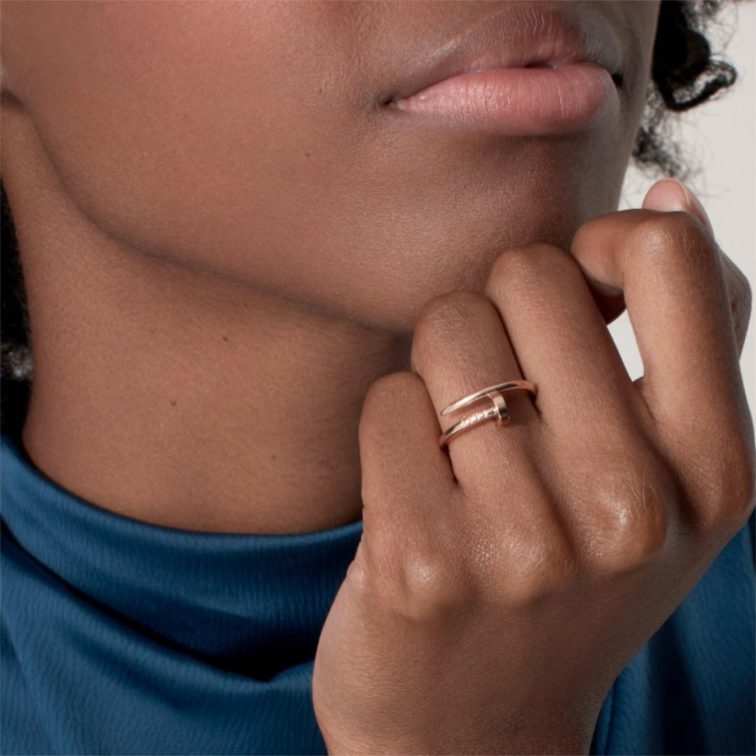 Cartier Juste un Clou Small Model Ring 18K Rose Gold