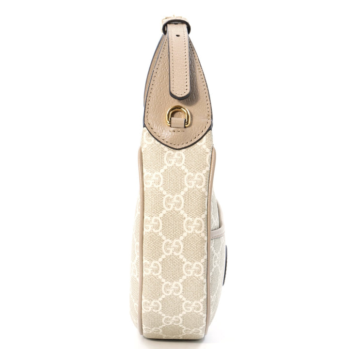 Gucci GG Half Moon Mini Bag Beige GG Supreme